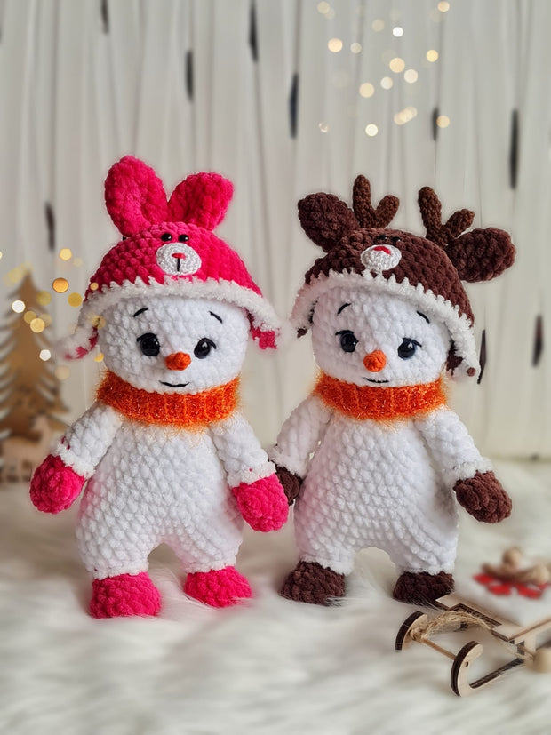Crochet Snowmen pattern