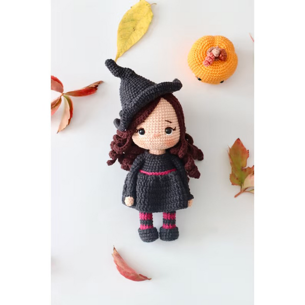 Halloween Pack Witch,Mummy and Frankenstein Amigurimi Pattern