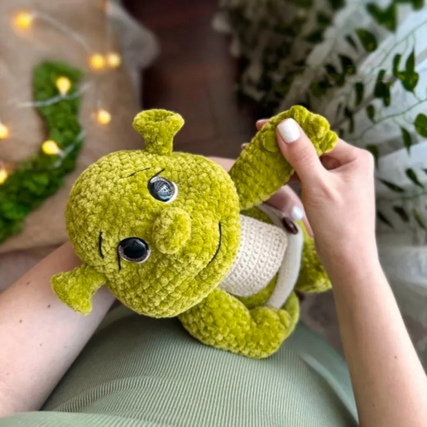 Little Ogre Crochet Pattern: Amigurumi Plush Toy