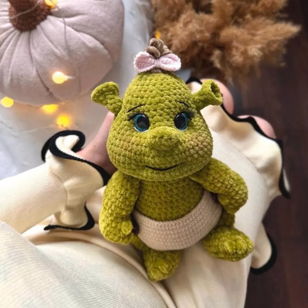Little Ogre Crochet Pattern: Amigurumi Plush Toy