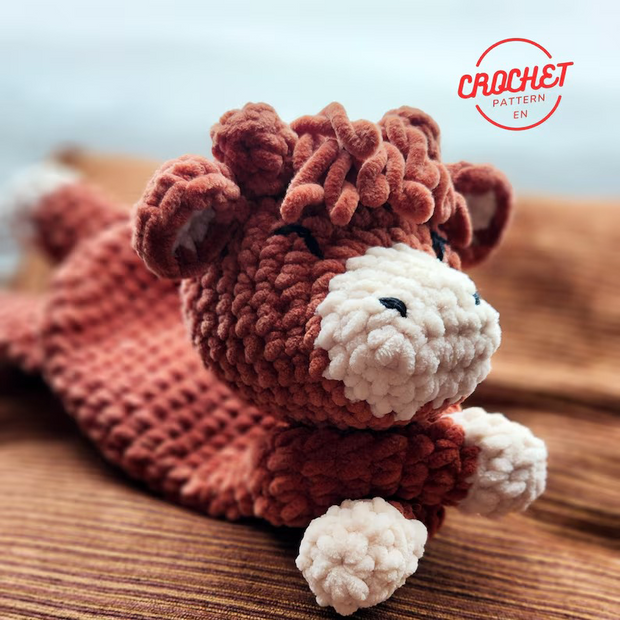 Highland Cow Snuggler Crochet Pattern