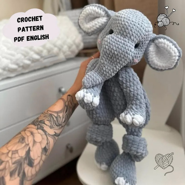 Elephant Comforter Crochet Pattern