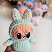 Labubu Inspired Amigurumi Plushies