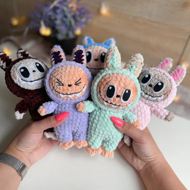 Labubu Inspired Amigurumi Plushies