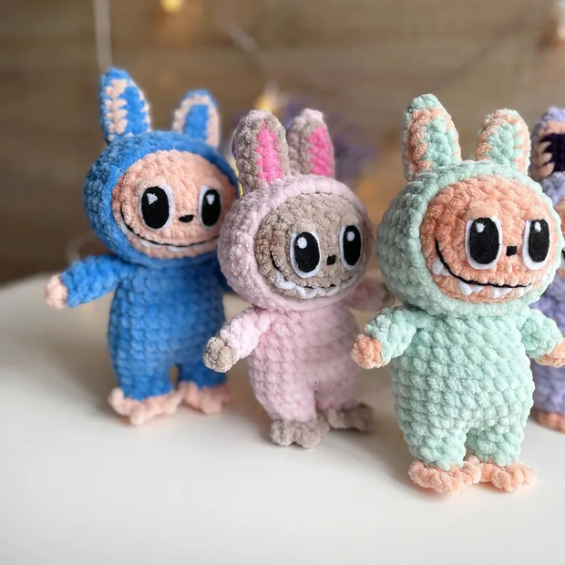 Labubu Inspired Amigurumi Plushies