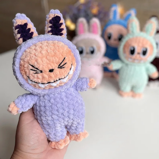 Labubu Inspired Amigurumi Plushies