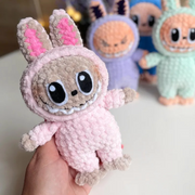 Labubu Inspired Amigurumi Plushies