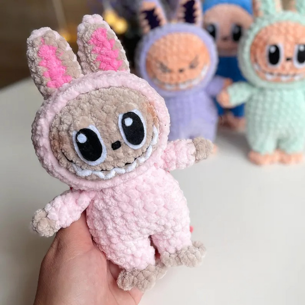Labubu Inspired Amigurumi Plushies