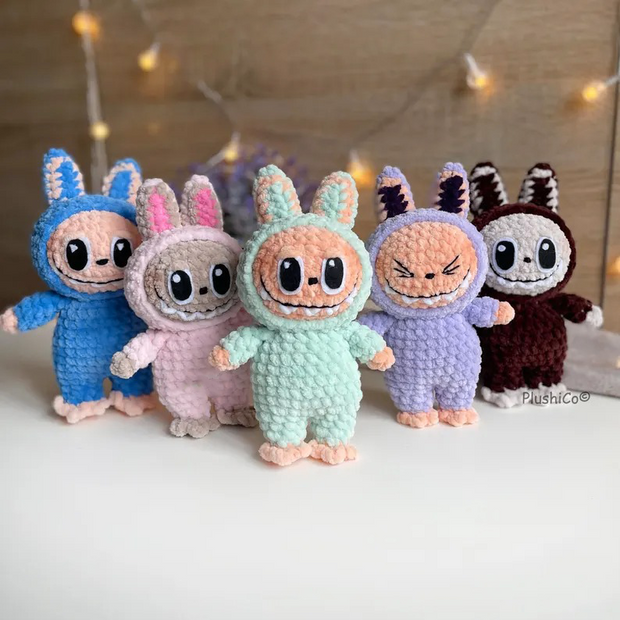 Labubu Inspired Amigurumi Plushies