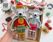 Crochet Christmas Mouse King