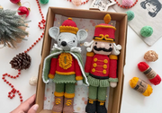 Crochet Christmas Mouse King