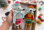 Crochet Christmas Mouse King
