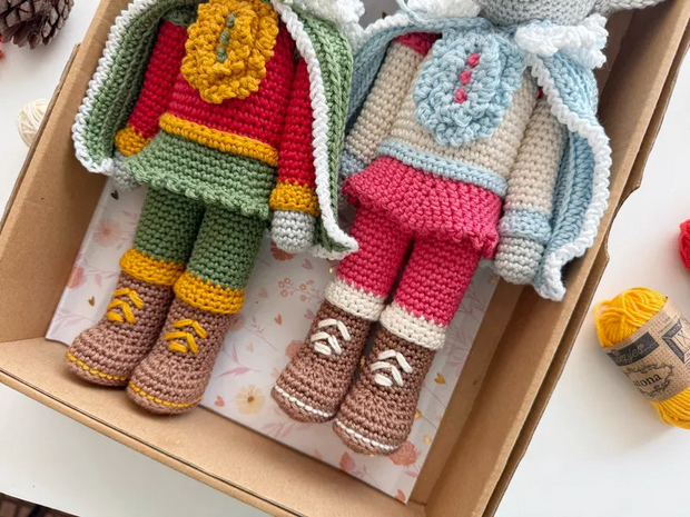 Crochet Christmas Mouse King