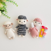 Sheep Lip Balm holder Crochet Patterns