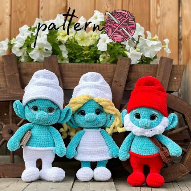 Crochet plush Family Pattern