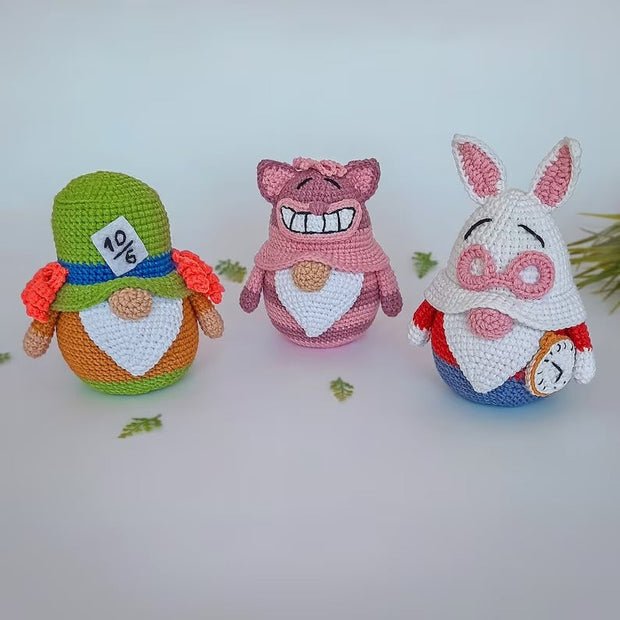 Set of 4 crochet patterns GNOMES
