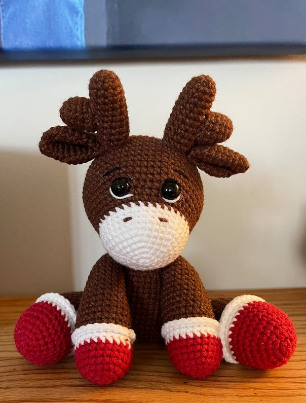 Christmas Reindeer, PDF Crochet Pattern