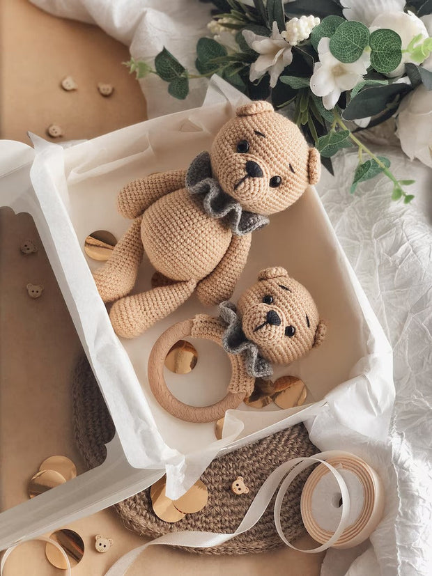 Crochet pattern bears set 2in1