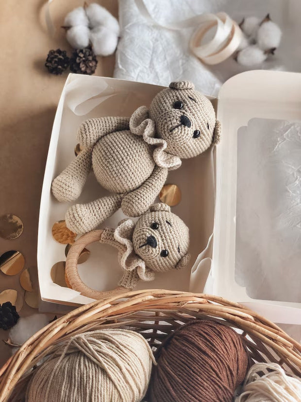 Crochet pattern bears set 2in1