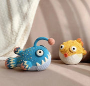 Sunny the fishing fish Crochet pattern