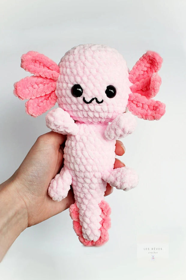 No Sew Axolotl Crochet Pattern