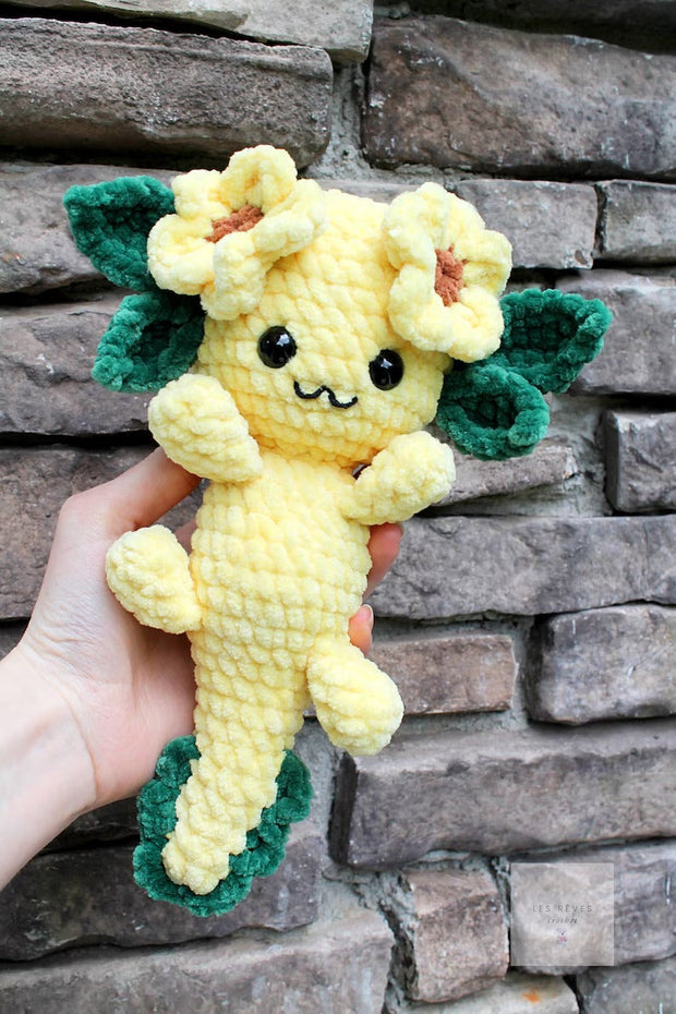 No Sew Axolotl Crochet Pattern