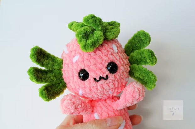 No Sew Axolotl Crochet Pattern