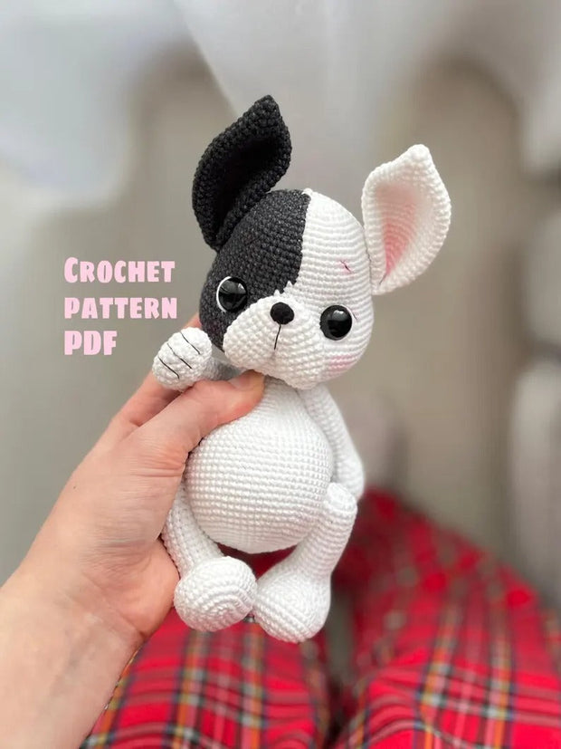 Puppy French bulldog Pattern