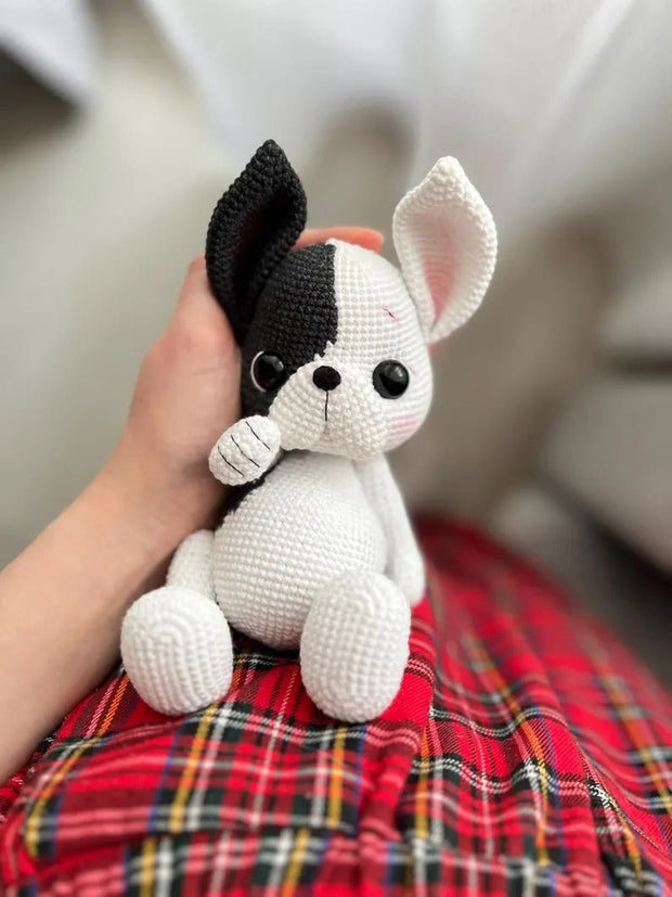 Puppy French bulldog Pattern