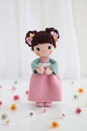 crochet pattern Yumi doll