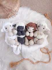 Luna the Lamb No-Sew Lovey Crochet Pattern