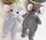 2-in-1  Snuggler Pattern Set – Mouse & Hippo Lovey
