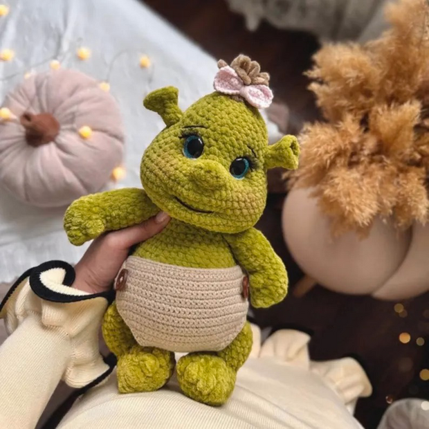 Little Ogre Crochet Pattern: Amigurumi Plush Toy