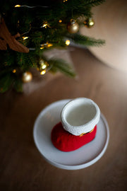 Santa boot and decoration crochet pattern