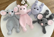 2-in-1  Snuggler Pattern Set – Mouse & Hippo Lovey