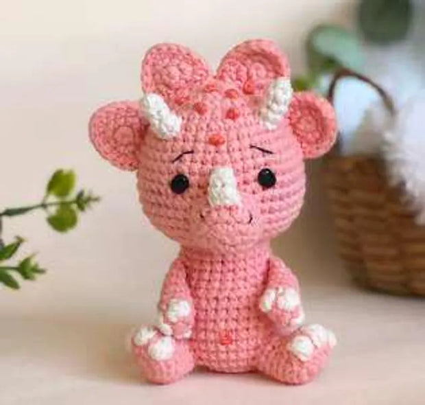 6 in 1 Crochet pattern Baby dinosaurs Collection bundle amigurumi