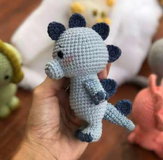 6 in 1 Crochet pattern Baby dinosaurs Collection bundle amigurumi