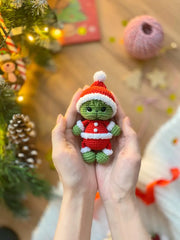Crochet christmas tree decorations toys set 5 in 1 pattern