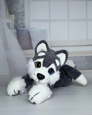 Crochet PDF Pattern for a Beautiful Husky Dog