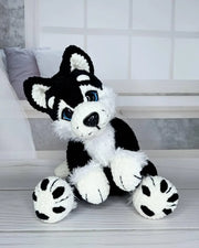 Crochet PDF Pattern for a Beautiful Husky Dog