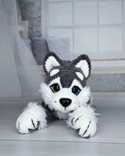 Crochet PDF Pattern for a Beautiful Husky Dog