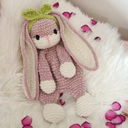 Crochet bunny snuggler lovey pattern