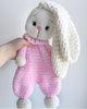 Crochet pattern snuggler bunny