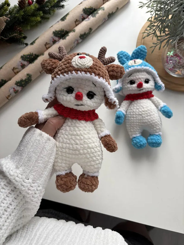 Crochet Snowmen pattern