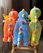 Crochet dinosaur snuggler