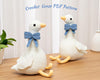 Crochet Goose Pattern  With Blue Bow